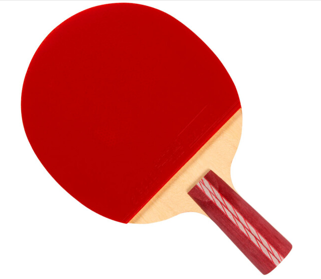 红双喜DHS乒乓球拍 直拍双面反胶弧圈结合快攻4星R4006（单块装）