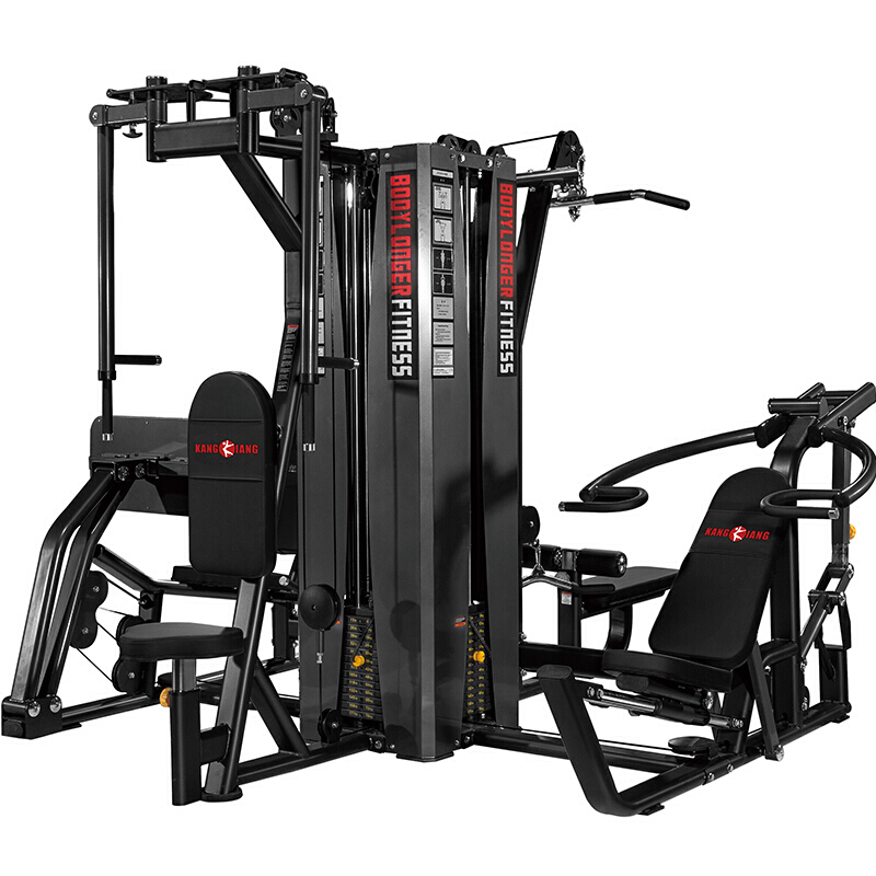 康强BK128商用组合多功能健身器材四人站综合训练器健身器材