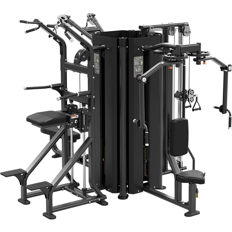 澳沃综合训练器械四人站G188 健身房力量健身器材组合多功能健身器材商 上门安装