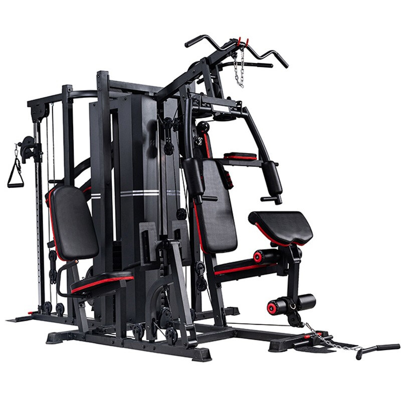 澳沃综合训练器械四人站G188 健身房力量健身器材 多功能健身器材商用 上门安装