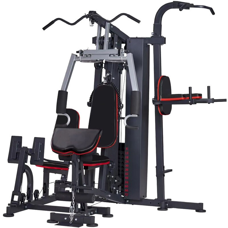 澳沃综合训练器三人站LX831 商用多功能力量组合健身房 