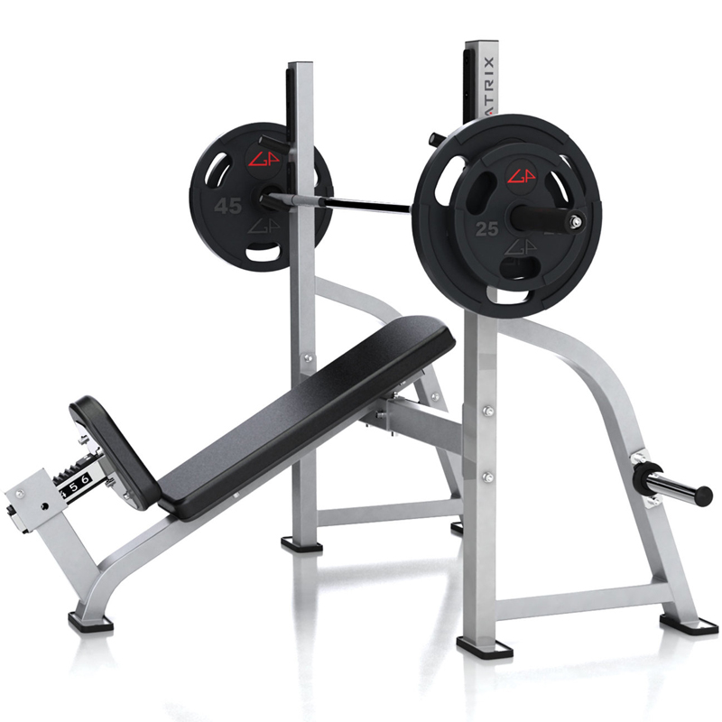 乔山MATRIX系列 奥林匹克上斜椅 G1-FW164商用综合训练器健身房专用健身器材